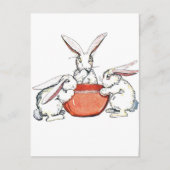 Flopsy, Mopsy en Cotton Tail Briefkaart (Voorkant)