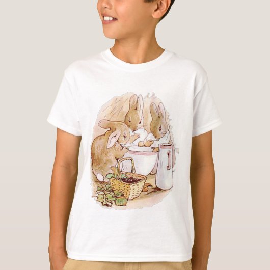 Flopsy, Mopsy en Cotton-tail hadden een goed avond T-shirt (Voorkant)
