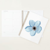 flor azul claro planner (Display)