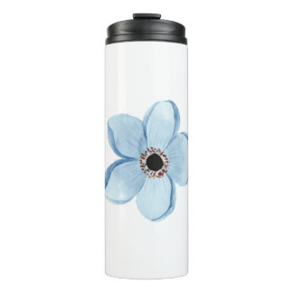 flor azul claro thermosbeker