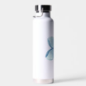 flor azul claro waterfles (Rechts)