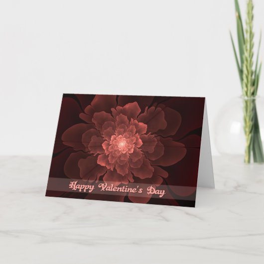 Flor de Amor Valentijn Feestdagen Kaart (Voorkant)