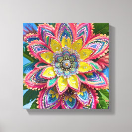 Flor de carnaval  canvas afdruk