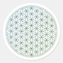 Flor de la Vida Calca Ronde Sticker