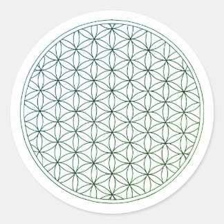 Flor de la Vida Calca Ronde Sticker