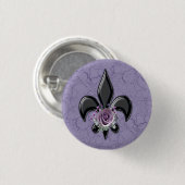 Flor De Les 99 Ronde Button 3,2 Cm (Voorkant /achterkant)