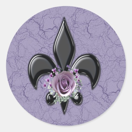 Flor De Les 99 Ronde Sticker (Voorkant)