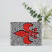 Flor De Lis Briefkaart (Staand voorkant)