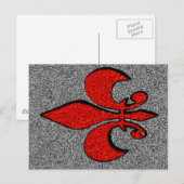 Flor De Lis Briefkaart (Voorkant / Achterkant)