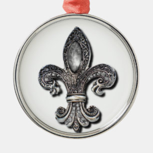 Flor De Lis Fleur De Lis-symbool nieuwe orleans Metalen Ornament