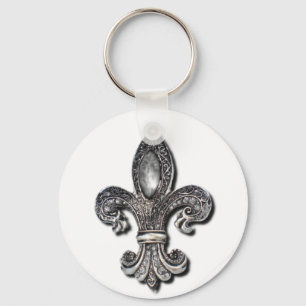 Flor De Lis Fleur De Lis-symbool nieuwe orleans Sleutelhanger