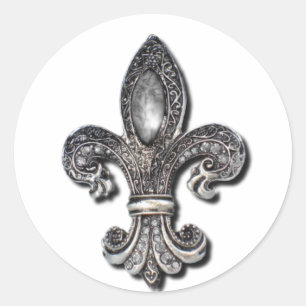 Flor De Lis Fleur De Lis-symbool Ronde Sticker