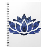 Flor de Loto con atrapa sueños azul Notitieboek (Voorkant)
