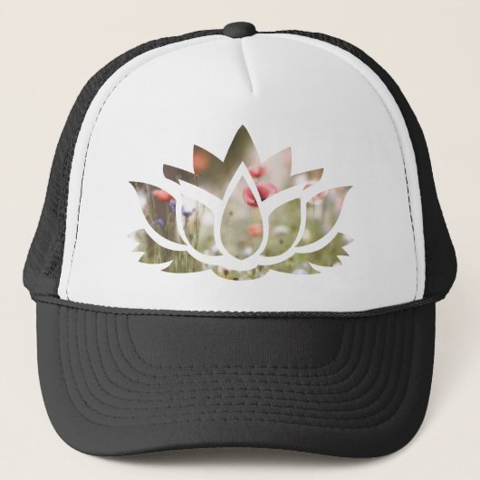 Flor de Loto con Flores Trucker Pet (Voorkant)