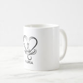 flor de loto, nuria en chino, NURIA Koffiemok (Voorkant rechts)