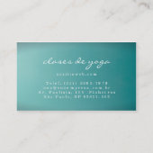 Flor de Loto Tarjetas DE Visita Visitekaartje (Achterkant)