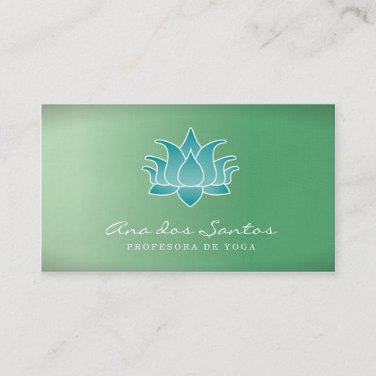 Flor de Loto Tarjetas DE Visita Visitekaartje (Voorkant)