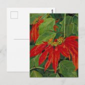 Flor de Pascua of Paassneller, beroemd schilderij, Briefkaart (Voorkant / Achterkant)