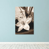 flor de pimentão - old canvas afdruk (Insitu (Houten vloer))