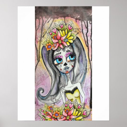 Flor, Dia de los Muertos poster (Voorkant)