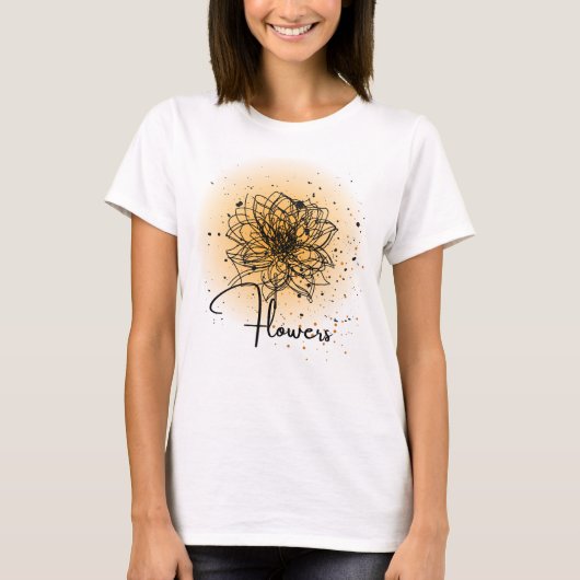 Flor do sol t-shirt (Voorkant)