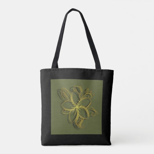 Flor Dourada Tote Bag (Achterkant)