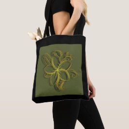 Flor Dourada Tote Bag