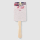 Flor Ever Trouwprogramma Handwaaier (Achterkant)