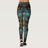 Flor Fractal Radiante Leggings (Achterkant)