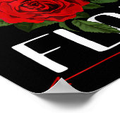 Flor Rozen 2024 Ik ben bij haar Poster (Hoek)