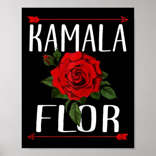 Flor Rozen 2024 Ik ben bij haar Poster (Voorkant)