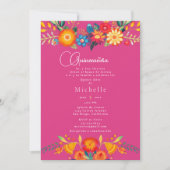 Flora - 15e verjaardag Quincinera Kaart (Voorkant)