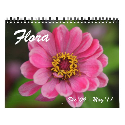 Flora 18 maanden kalender (Hoes)