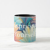 Flora 1 Floral Pastel Combo Mok (Midden)