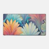 Flora 1 Floral Pastel Desk Mat (Voorkant)