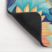 Flora 1 Floral Pastel Muismat (Hoek)