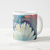 Flora 1 Floral Pastel Specialty Mok (Voorkant rechts)