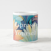 Flora 1 Floral Pastel Specialty Mok (Voorkant)