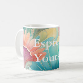 Flora 2 Floral Pastel Classic Mok
