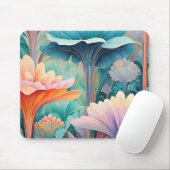 Flora 2 Floral Pastel Muismat (Met muis)