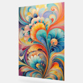 Flora 3 Floral Pastel Acryl Teken Bord (Hoek)