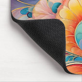 Flora 3 Floral Pastel Muismat (Hoek)