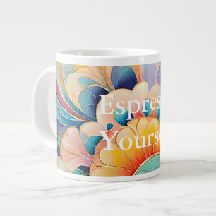 Flora 3 Floral Pastel Specialty Mok