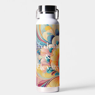 Flora 3 Floral Pastel Waterfles Type 2