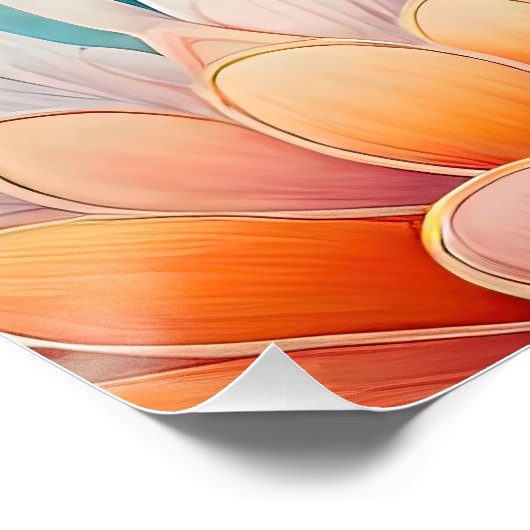 Flora 4 Floral Pastel Poster (Hoek)