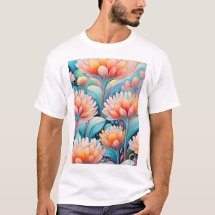 Flora 4 Floral Pastel T-shirt