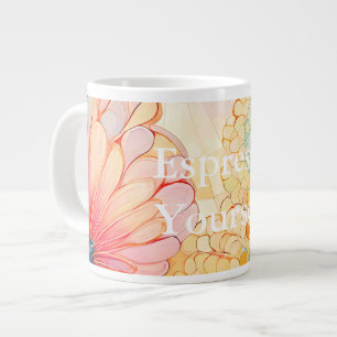 Flora 5 Floral Pastel Specialty Mok