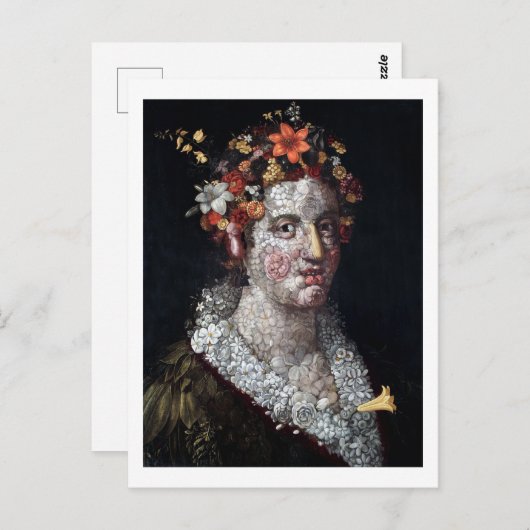 Flora, Arcimboldo Briefkaart (Voorkant / Achterkant)