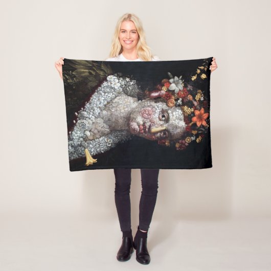 Flora, Arcimboldo Fleece Deken (In situ)