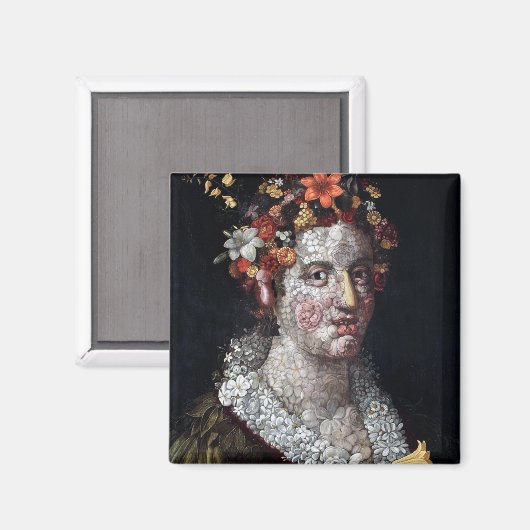 Flora, Arcimboldo Magneet (Voorkant / Achterkant)
